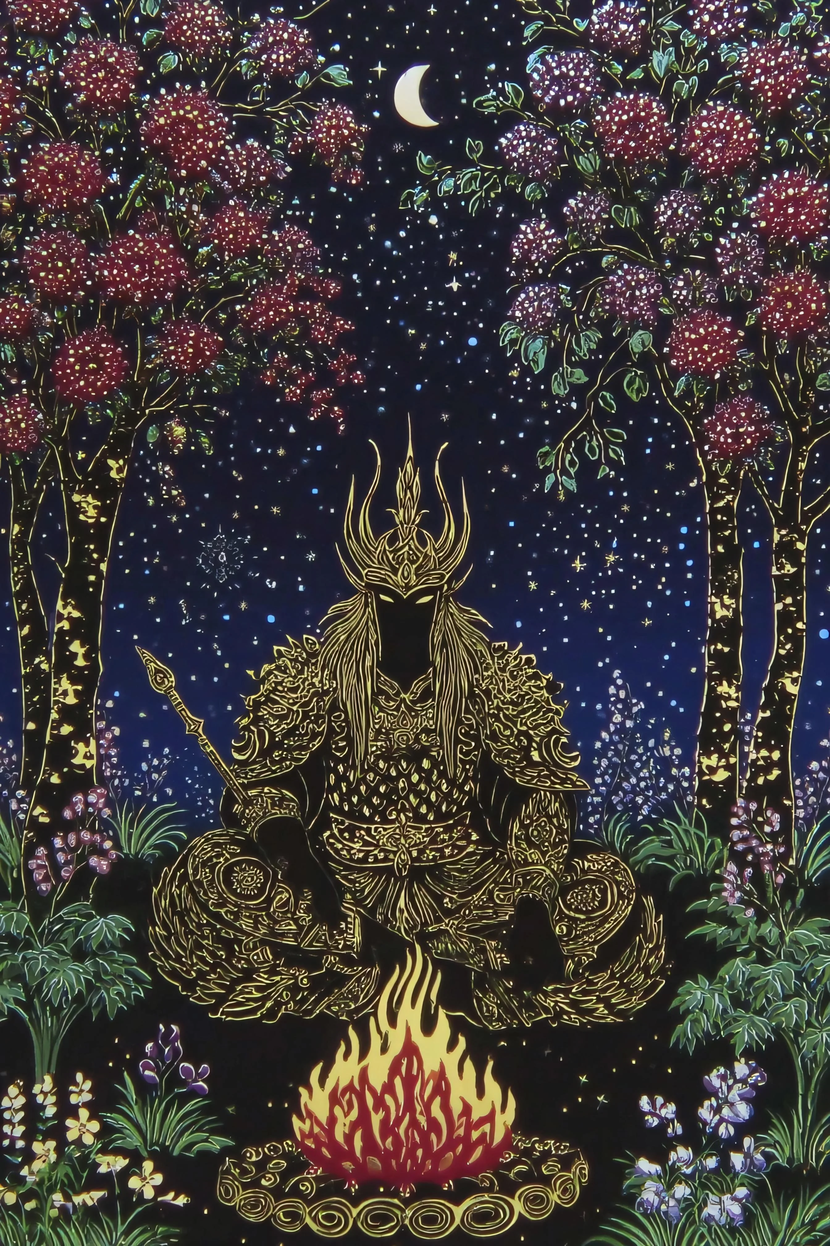 do you feel the warmth of the fire? picture 4 of 4