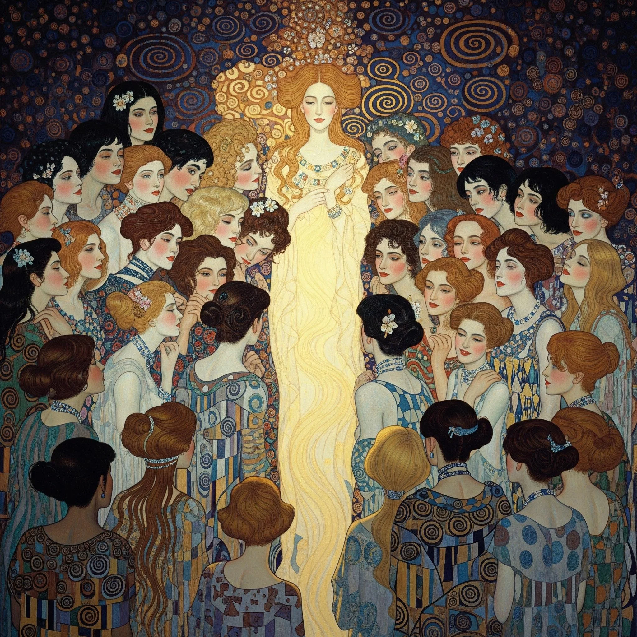 Lesbians worshiping a Goddess. picture 2 of 2