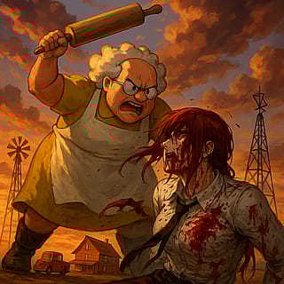 Muriel Bagge vs Makima'