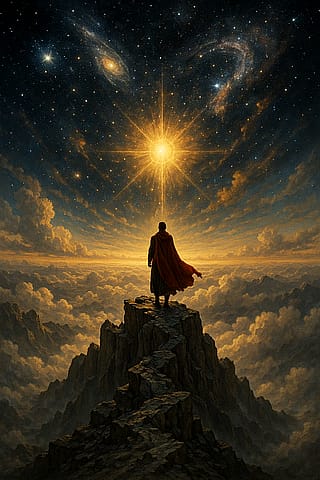 Pick a star on the dark horizon and follow the light'