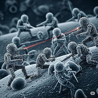 Microscopic warfare'