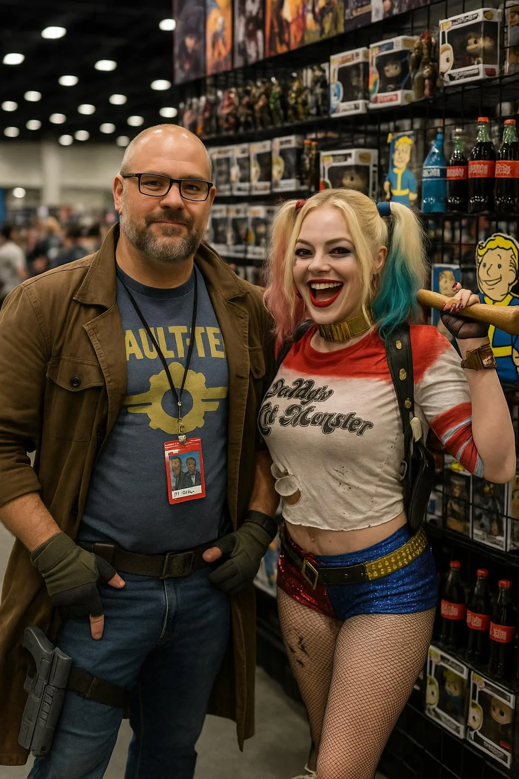 Made an image of myself at a convention. picture 1 of 1