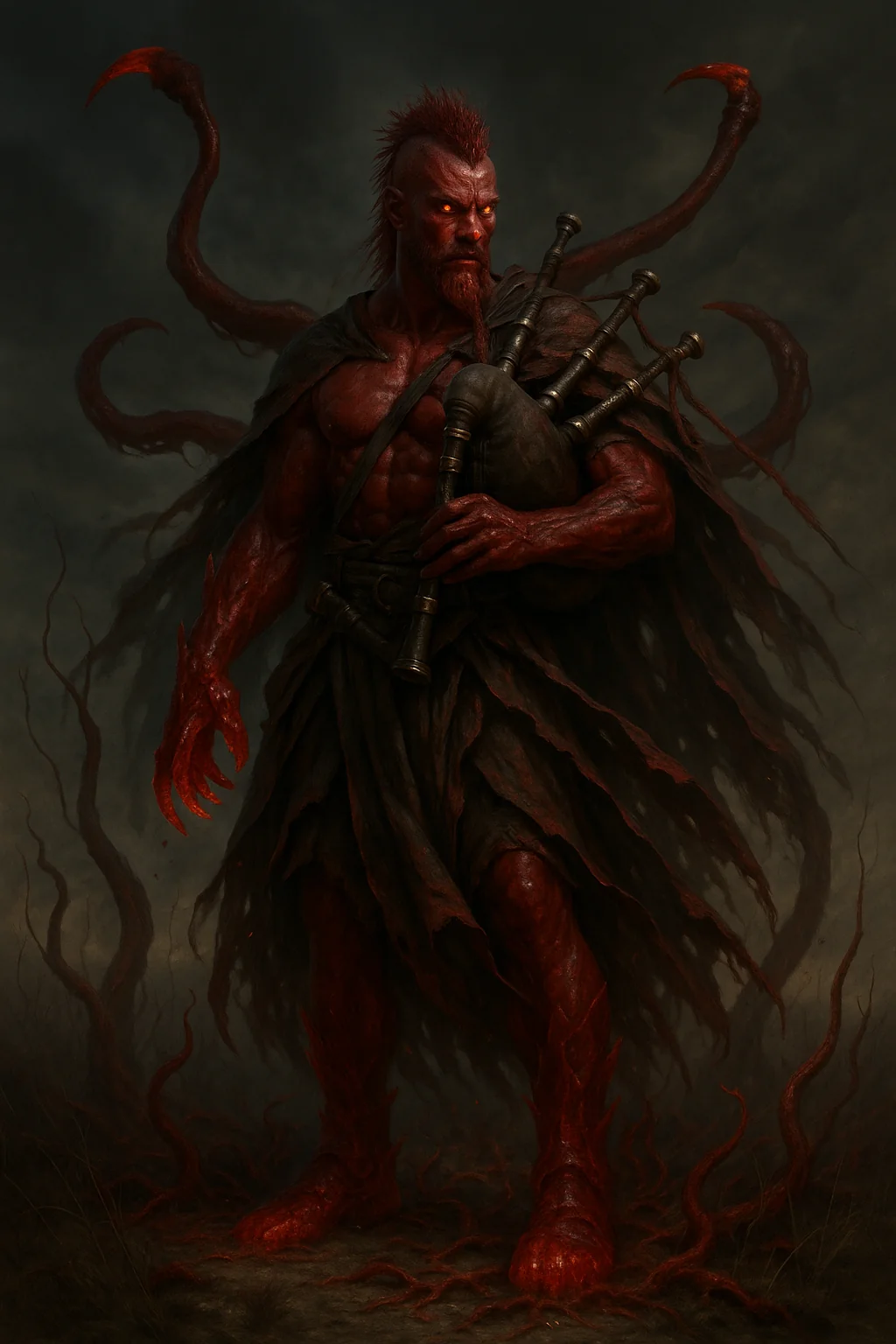 Doom Bard playing that Doot E1M1 with a set of Bagpipes. picture 1 of 1