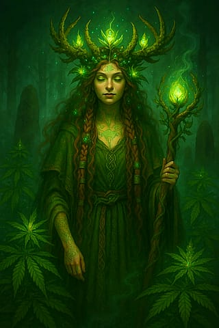 Viking goddess of Marijuana'