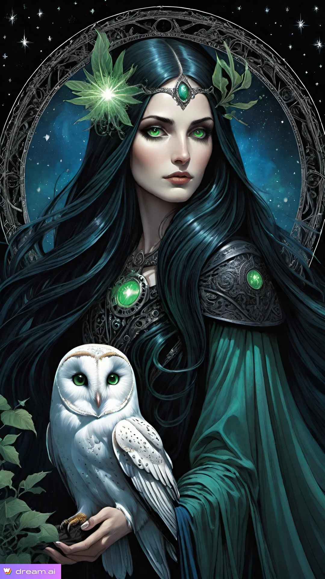 Witches with a nocturnal animal picture 2 of 8