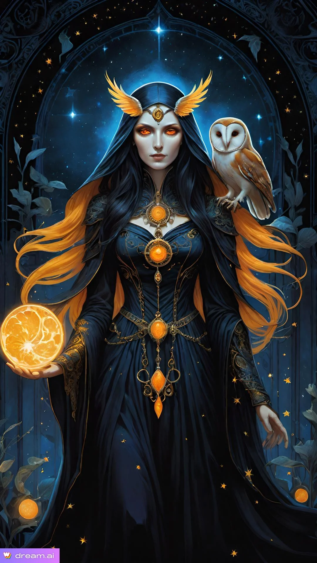 Witches with a nocturnal animal picture 5 of 8