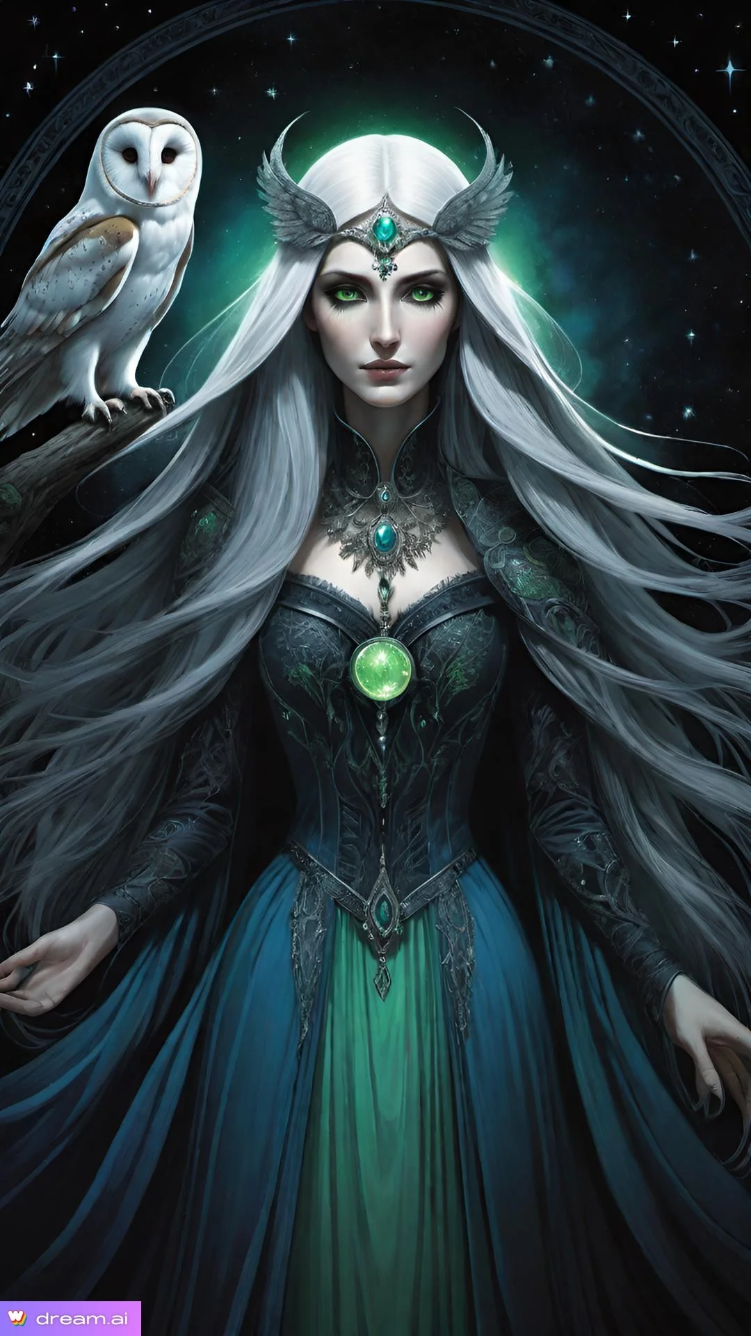Witches with a nocturnal animal picture 6 of 8