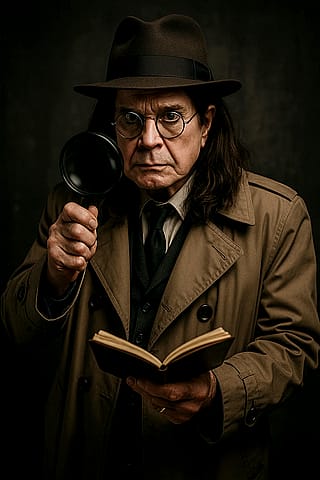 Ozzy Osbourne as a private investigator (Who pissed on his f*cking carpet!?)'