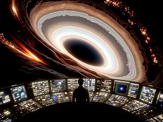Voyage Beyond The Black Hole - What do you think is on the other side?'