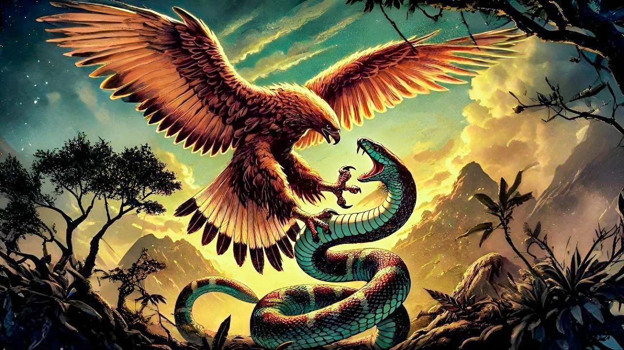The Eagle 🦅 vs the Snake 🐍 picture 1 of 1