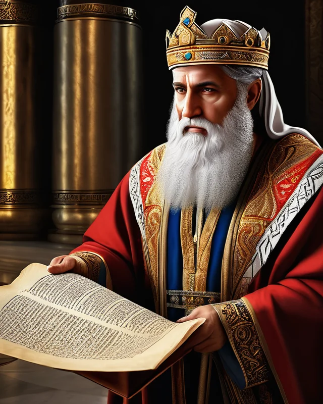 King Hezekiah finds the Torah picture 1 of 1