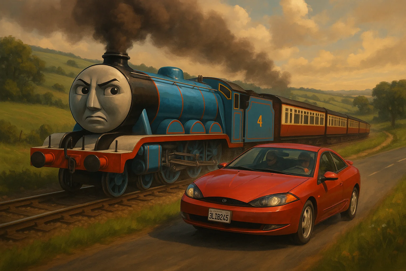 Gordon chases the Crooks picture 1 of 1