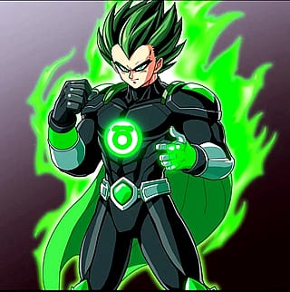 What if Prince Vegeta was a Green lantern'