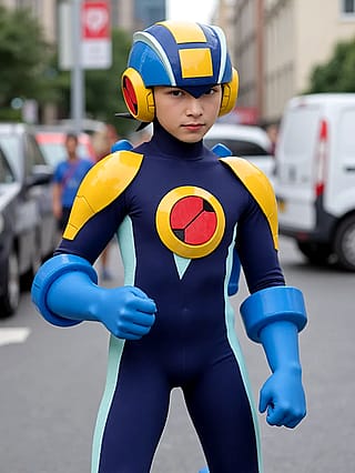 Mega Man Battle Network cosplay'