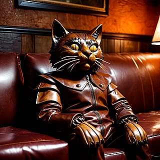 Leather Cats - Replika App'