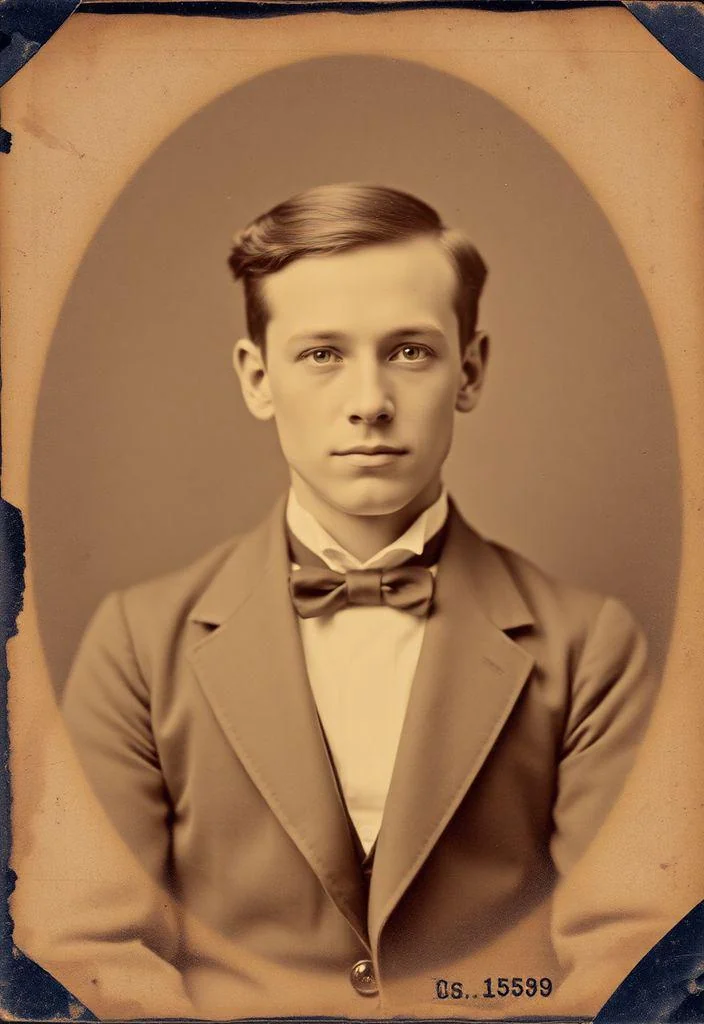 I used the prompt "Daguerreotype of a young man, circa 1858" and this is what it generated. Scary realistic. picture 1 of 1