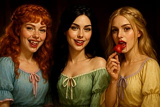 A vampire will bite you – which one?'