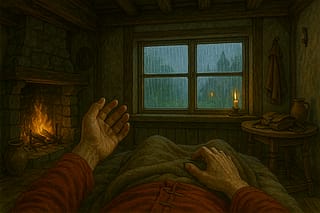 Waking up.'
