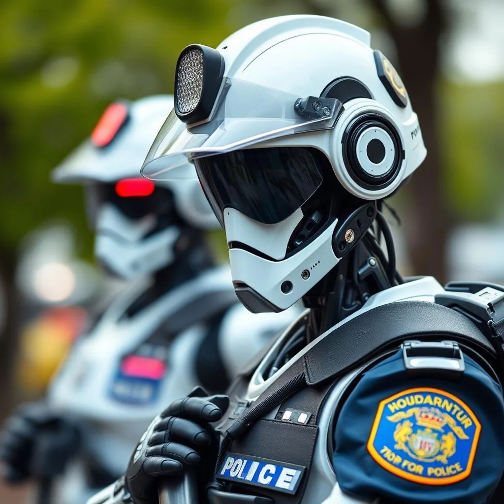 Robot police officers picture 1 of 1