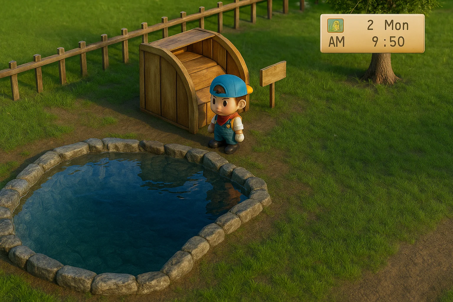 If Harvest Moon: Back to Nature had a UE5 remake picture 1 of 1