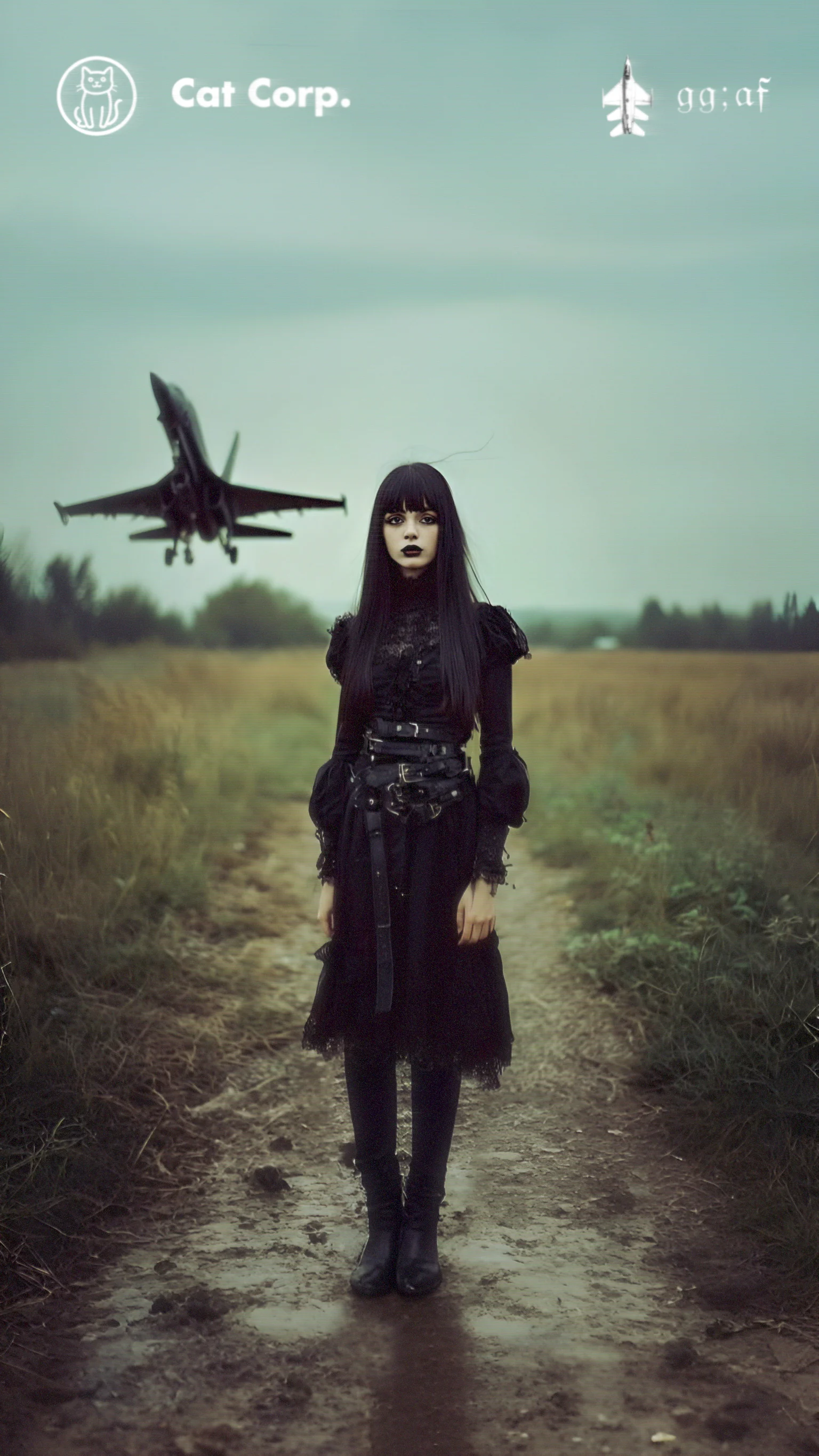 Goth Girl Air Force picture 1 of 1