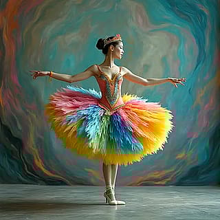 Captured a ballerina in motion, loved how the final image reflects elegance and emotion with minimal setup'