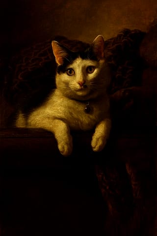 Renaissance Kitten via DALL-E'