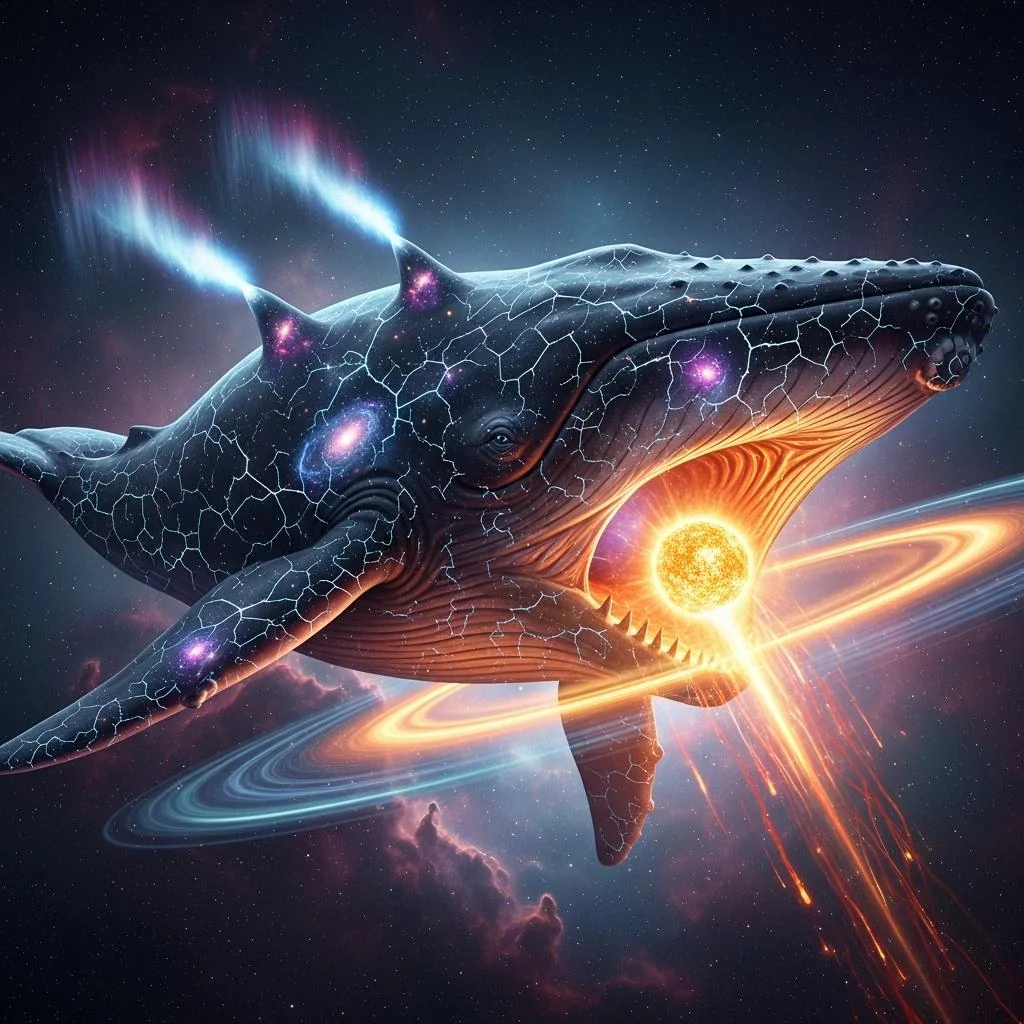 In the oldest parts of the cosmos, the great Celestial Leviathans consume dying stars to fuel their journey through the void. picture 1 of 1