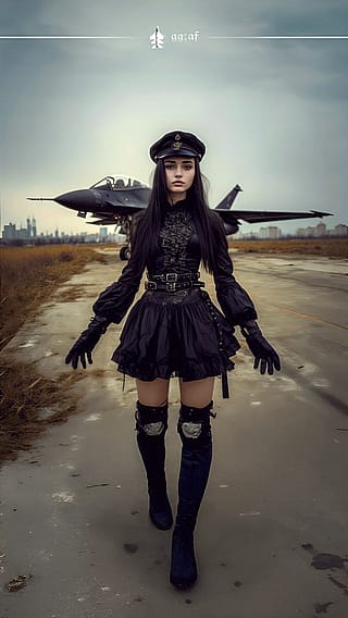 GG;AF (Goth Girl Air Force) promotional posters number 2 and 3'