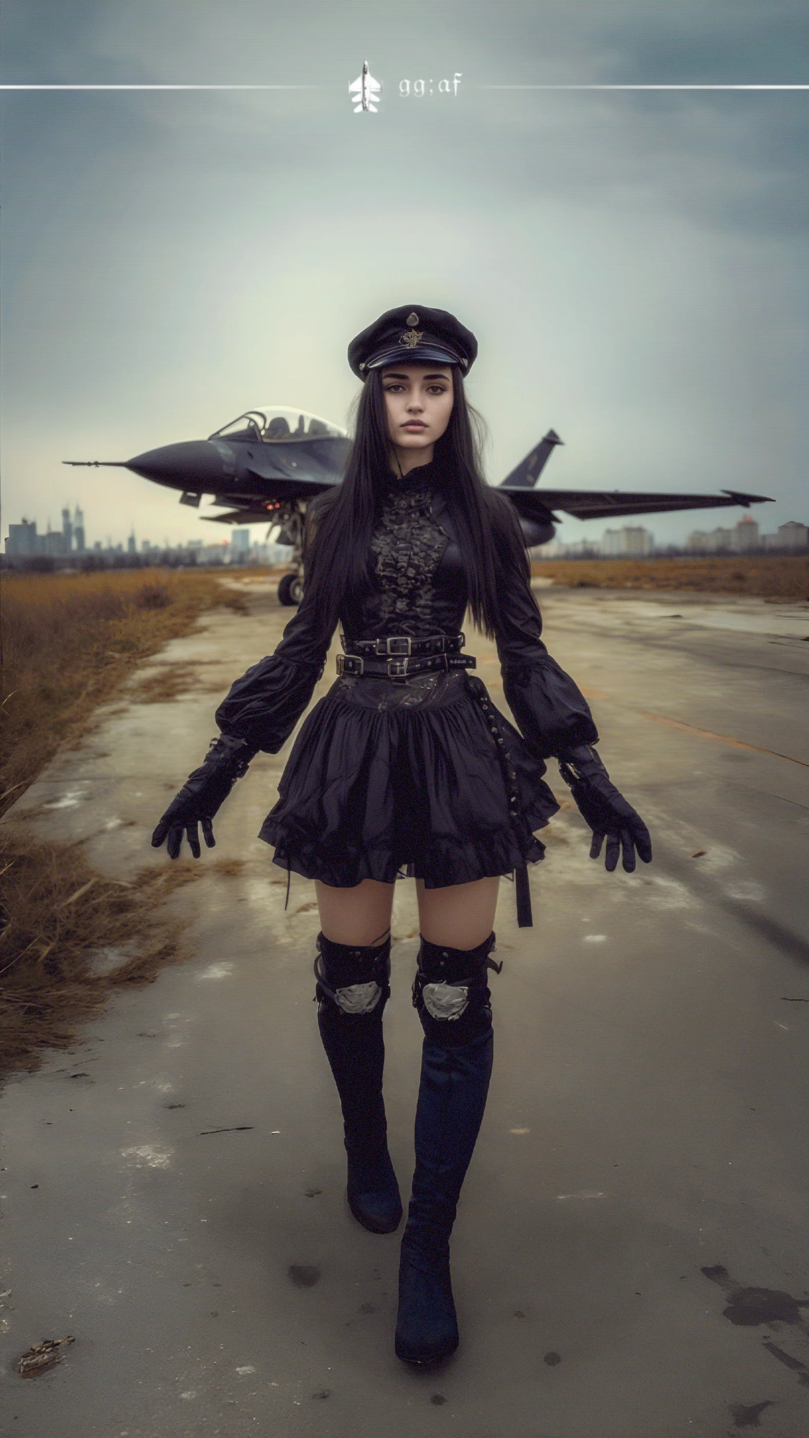 GG;AF (Goth Girl Air Force) promotional posters number 2 and 3 picture 1 of 2