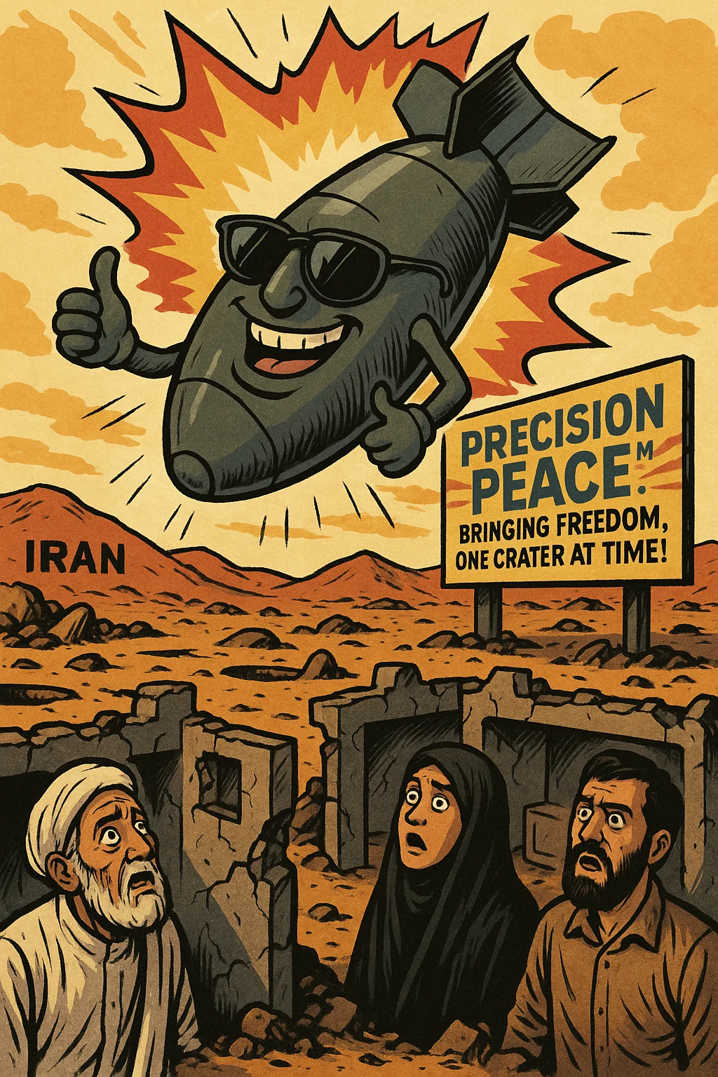 "Precision Peace™: Now With Extra Thumbs Up!" picture 1 of 1