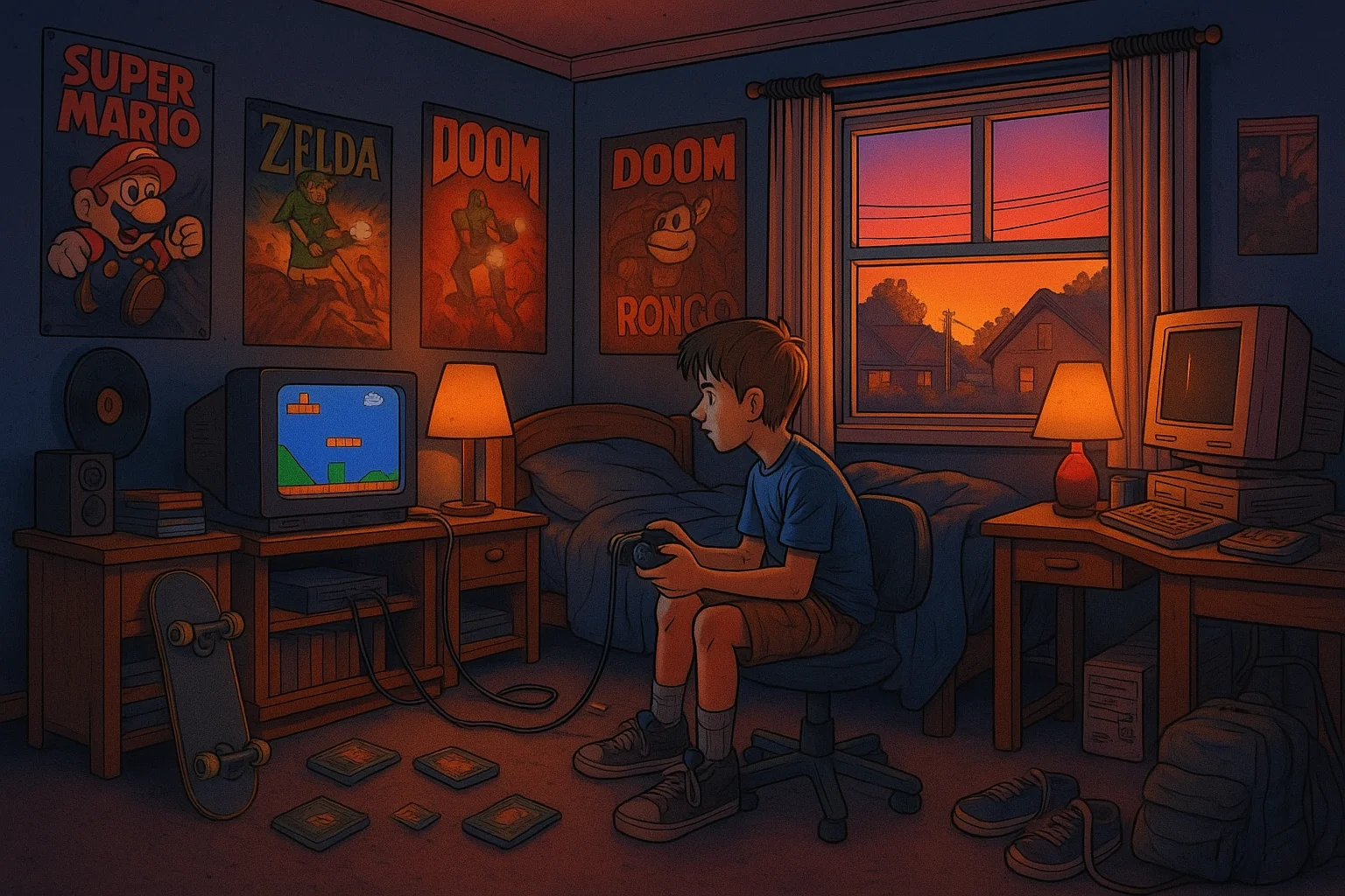 Some cozy bedrooms reminiscent of our youth. picture 5 of 9