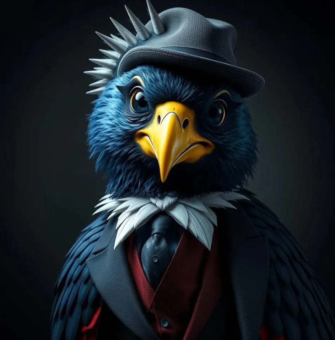 Crows with hats picture 3 of 3