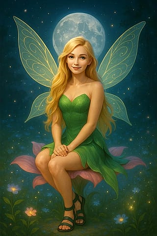 Artwork of me in fantasy setting'