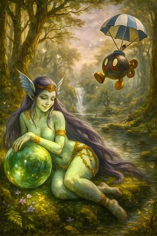 Califosteri (FF5) and Bobomb (Mario Bros) - When dangerously beautiful meets dangerously cute'