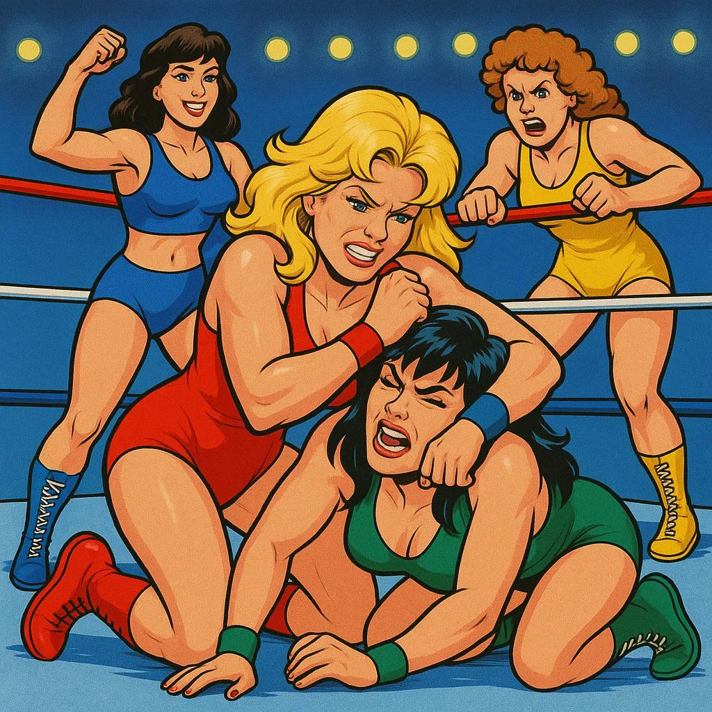 Women wrestling in 80s picture 1 of 1