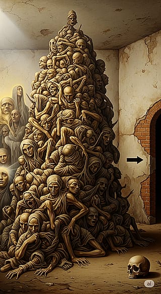 Dystopian Dark Surrealism Art'