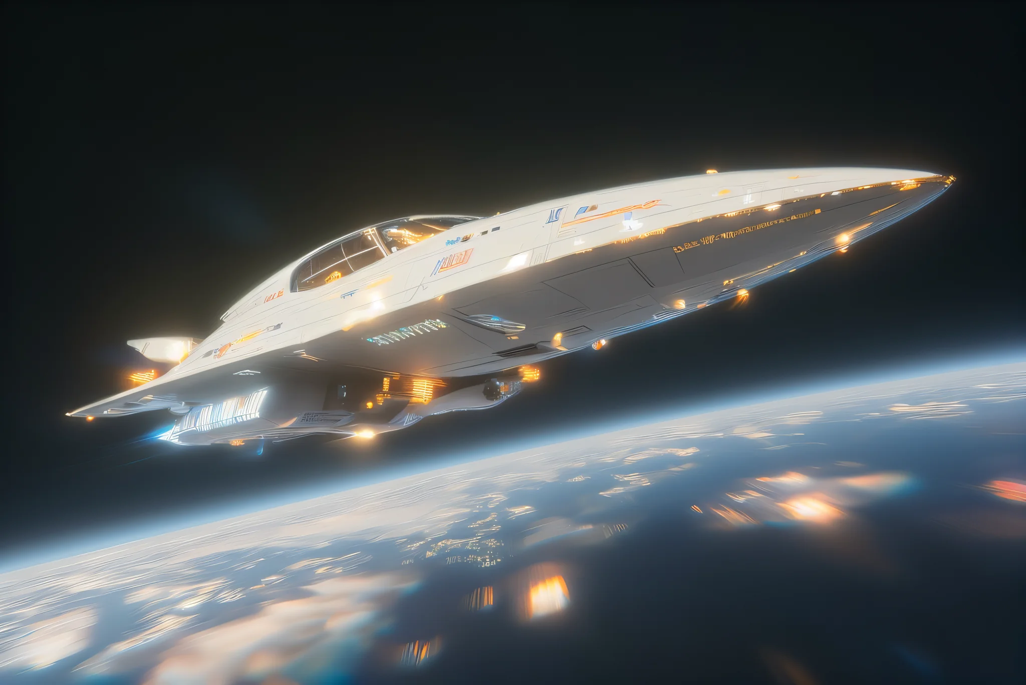 Space travel has been commercialised and is publicly accessible. What does your private spaceship look like? picture 1 of 1