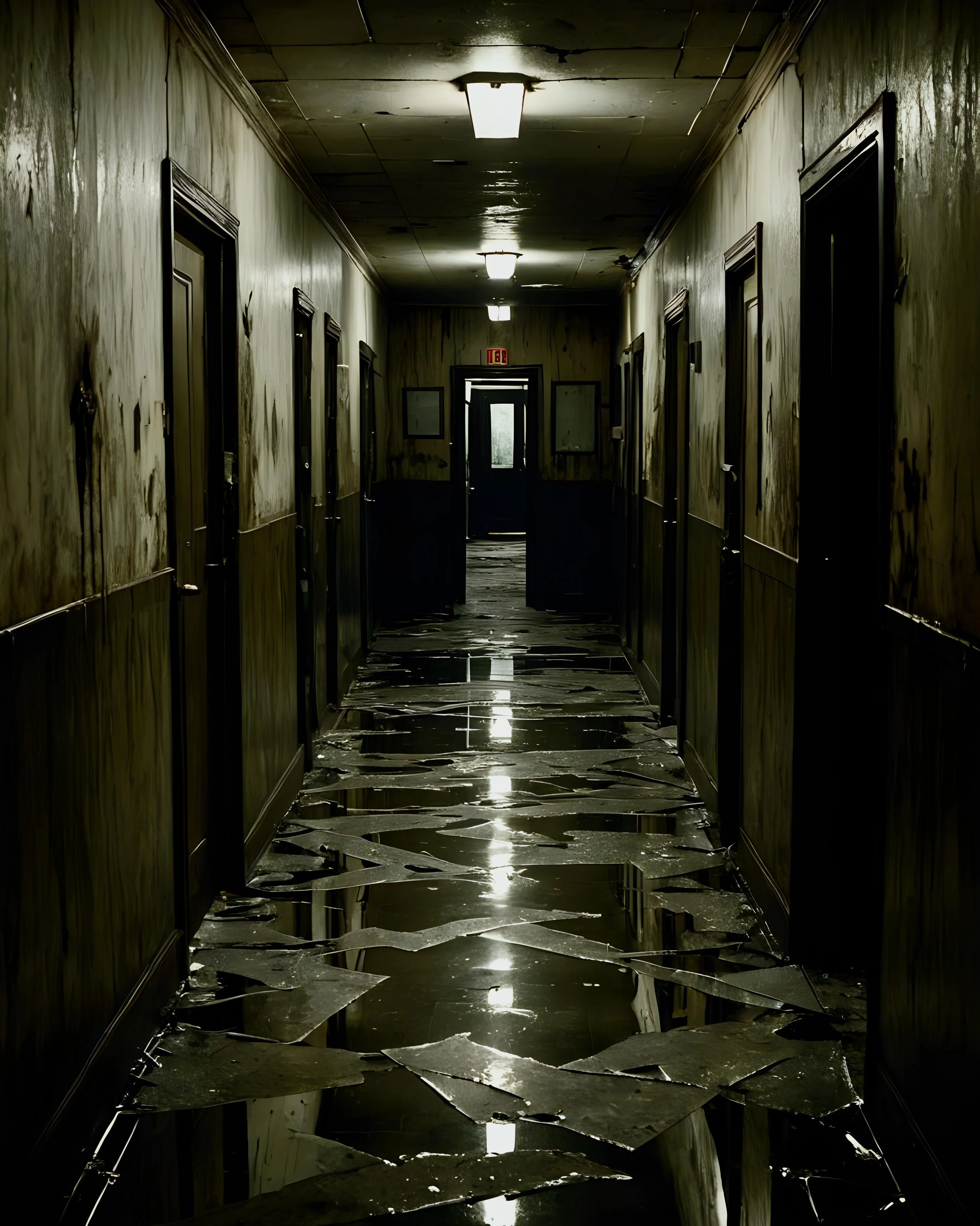 Hi I’m new here I made ai art for different levels of silent hill picture 1 of 13
