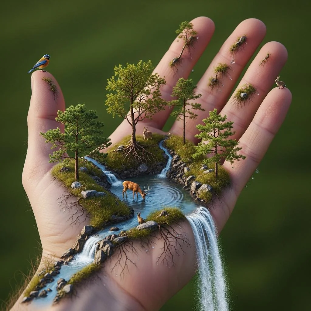 Sometimes, you just need a little escape without even leaving your hand. picture 1 of 1