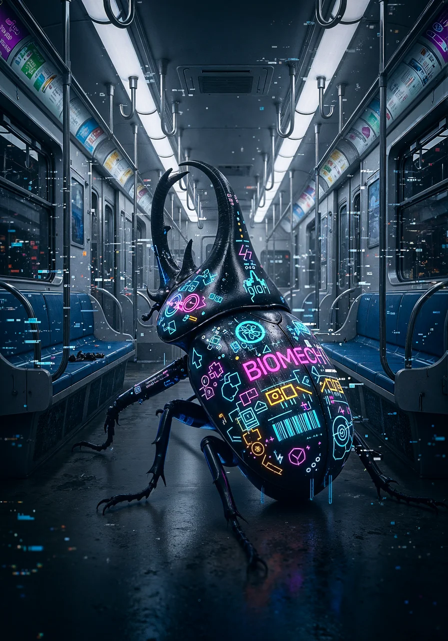 A Matrix Glitch or a Regular Subway Ride? Ⓜ️ picture 1 of 5