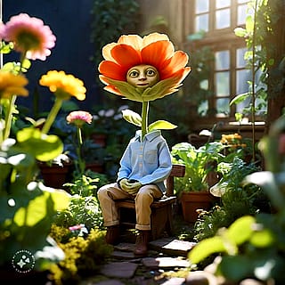 Flower man lol'