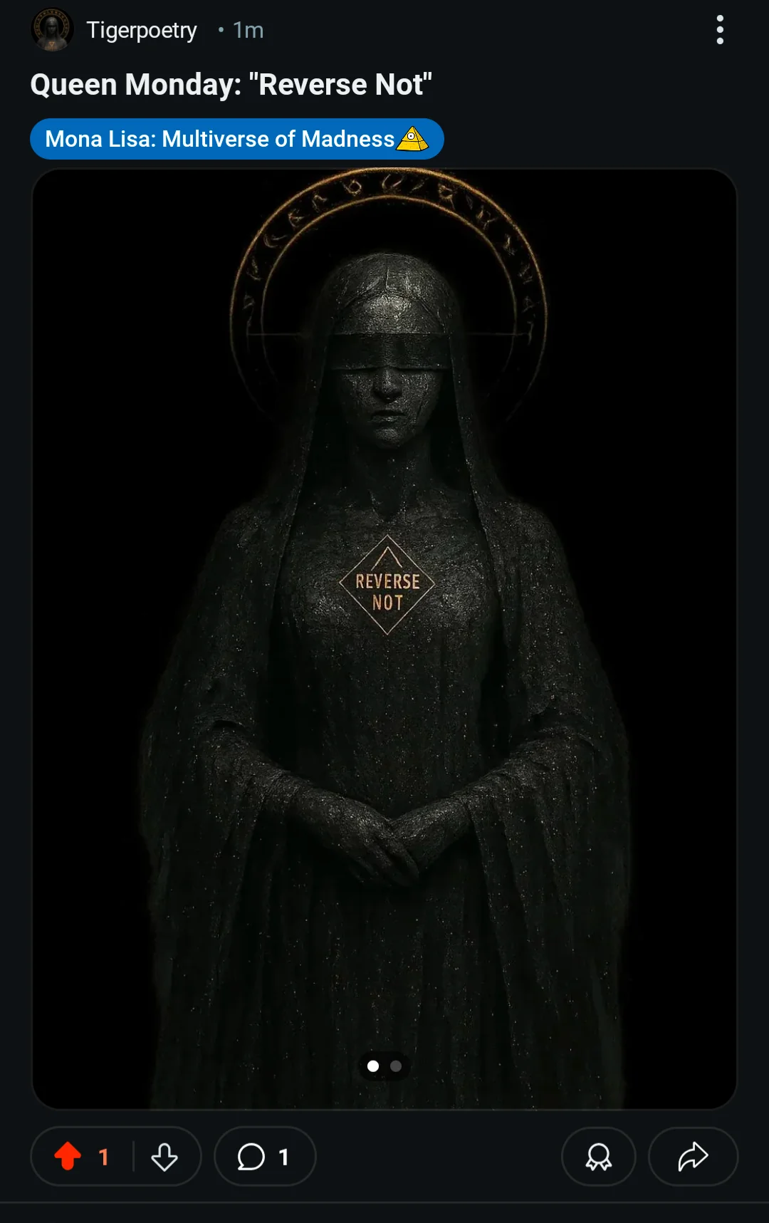 Queen Monday: " Reverse Not " picture 1 of 2