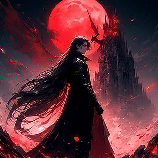 Amidst the blood moon'