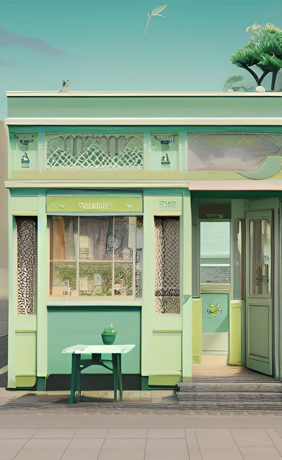 Art Nouveau inspired tea rooms. picture 2 of 3