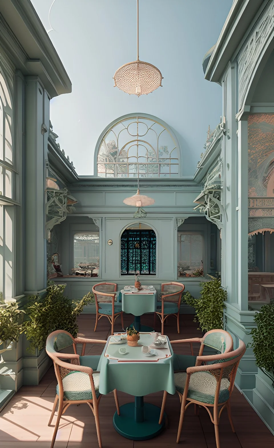 Art Nouveau inspired tea rooms. picture 3 of 3