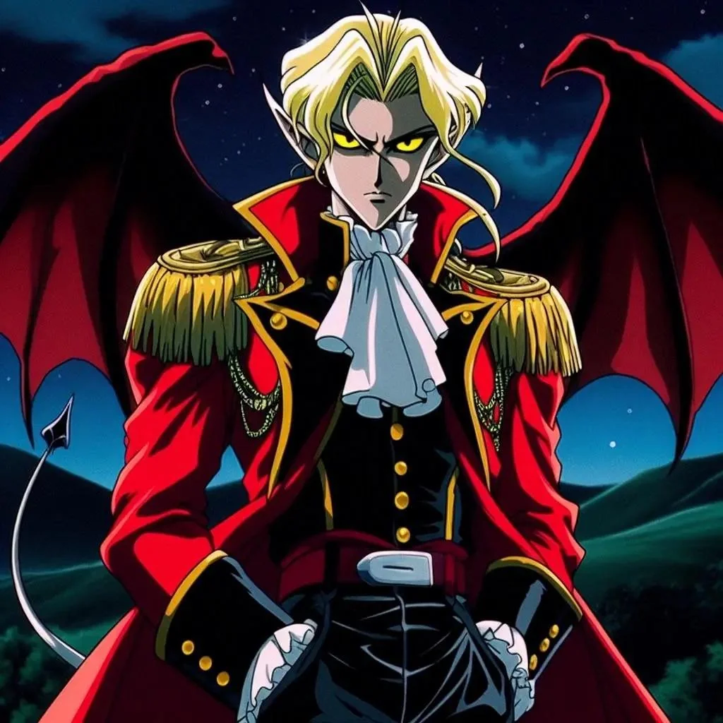 A demonic prince in various different art styles. picture 2 of 7