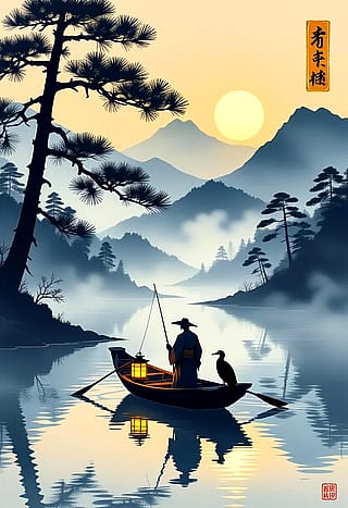 Silence over the lake'