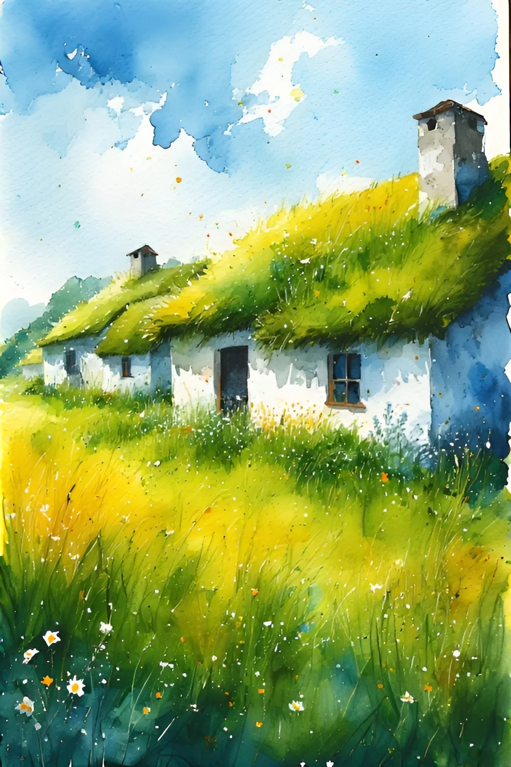 House in the field. picture 2 of 7