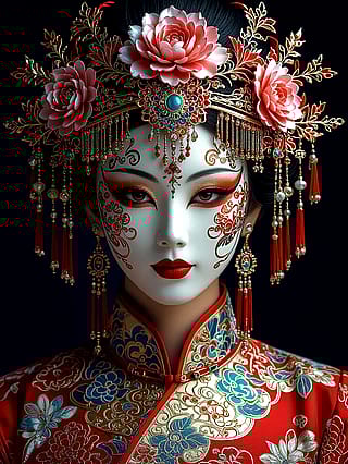 Mask by Starryai'